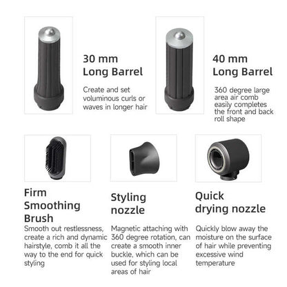 airevé - Premium Multi Air Styler And Dryer (Compares to Airwrap™)
